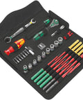 Pro Grade All In One Kraftform Kompakt W 2 Maintenance 35 Piece Tool Set With One Quarter Inch Zyklop Speed Ratchet displayed in case