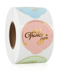 Hot Air Balloon Thank You Stickers For Small Business 500 Self Adhesive Waterproof Envelope Seals Durable Packaging Stickers To Boost Customer Loyalty And Encourage Repeat Buys Eye Catching Shape roll