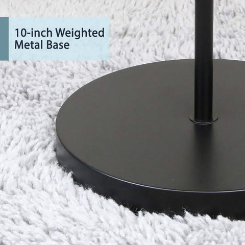 Industrial Metal Floor Lamp For Living Room And Beyond, Built To Last With A Heavy Duty Stand And Durable Metal Build, 10-inch base