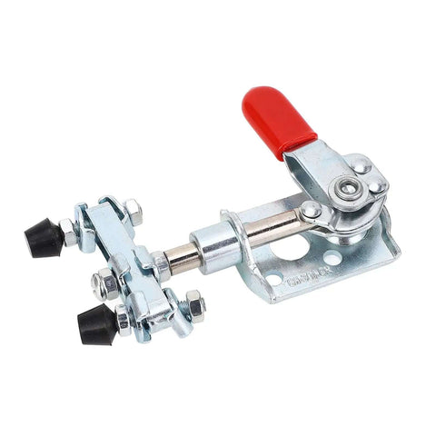 Arrow Storage Case Toggle Clamp Built For Welding And Metalworking with red ergonomic handle in stainless steel