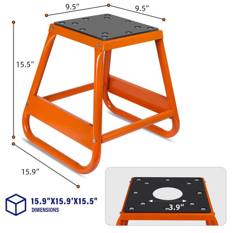 Heavy Duty Center Stand For Dirt Bikes And Powersports With Non Slip Pad Mini Bike Stand And Hoist Table For Dirt Bike Maintenance