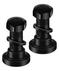 2 Pieces Rotary Cutter Bolt Kit With Nuts And Lock Washers for metal construction power tools, heavy duty hardware shown.