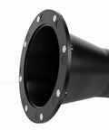 Close-up view of Quick Connect Magnetic Dust Collector Adapter for Woodworking Tools, 2.5 Inch Hose Coupler with Rubber Cuff.