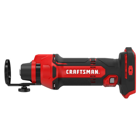 Tough 20V Max Cordless Cut Out Tool Rips Through Drywall And Plasterboard Without Missing A Beat, includes tool-free bit change.