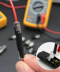 Double Wire Push-In Connector With Locking Buckle For Easy No-Twist Splices And Secure Electrical Wire Connections, black housing