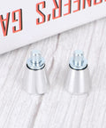 Rock Solid Stainless Steel Spring Loaded Plunger Pin With Pull Ring For Cabinet Doors And Screens Smooth Retractable Toggle Latch, two silver pins