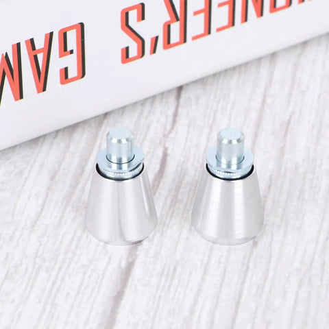 Rock Solid Stainless Steel Spring Loaded Plunger Pin With Pull Ring For Cabinet Doors And Screens Smooth Retractable Toggle Latch, two silver pins