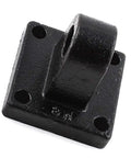 Heavy Duty Metal Cylinder Clevis Mounting Bracket Two Pack Beefy Black Finish With 14mm Pin Hole And 6mm Fixing Holes