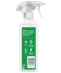 Nuke Your Dang Yard Bugs With This Plant Based Bug Spray That Squashes Ants Roaches And Flies Fast Dog Friendly Home Defense Formula Botanical Blend Entomologist Tested 12 Oz Bottle, back view showing spray nozzle and label details.