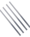 Top Tier 4040 T Slot Aluminum Extrusion Profile Silver Anodized Linear Rail 4pc set, 1000mm length for CNC and DIY furniture.