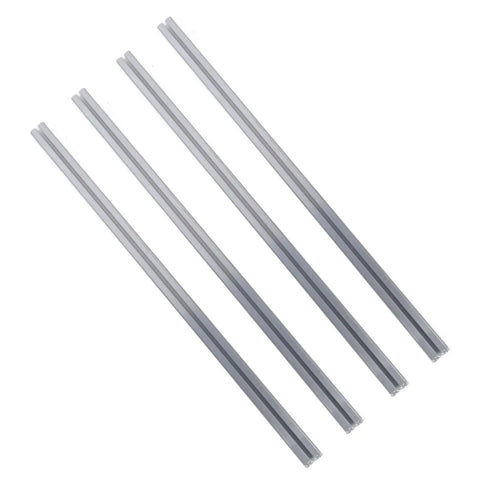 Top Tier 4040 T Slot Aluminum Extrusion Profile Silver Anodized Linear Rail 4pc set, 1000mm length for CNC and DIY furniture.