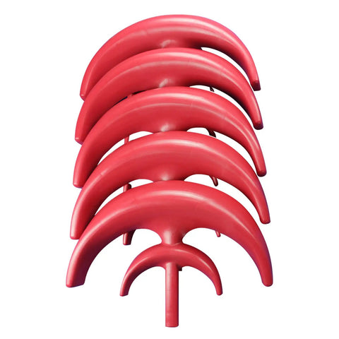 Red blades for 600W Vertical Axis Wind Turbine Kit With 5 High Efficiency Blades 12V DC Generator For Off Grid Home Power