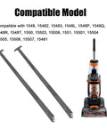 Two gray nozzle clean-out tools compatible with Bissell ProHeat Revolution models 1548-1551, 2-pack