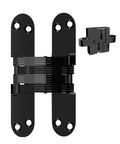 Two Pack Hidden Door Hinges Invisible Concealed Cabinet Hinges 180 Degree Cross Hinges For Kitchen Cabinet Doors Zinc Alloy