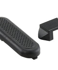 Airsoft M4 Crane Stock Butt Plate Set Black With Shockproof Cushion For Comfort And Recoil Reduction Up To Sixty Five Percent
