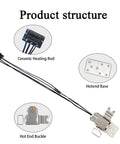 P2S Heating Assembly Kit for Bambu Lab 3D Printer With Ceramic Zirconia Heat Insulation Block Heater Cartridge Thermistor Sensor