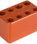 Handgun Ammo Checker Gauge Block Kit In Orange For Fast Reload Verification And Precise Cartridge Checks Pro Grade Pistol Reloading Tool Easy To Use Durable Construction, 6061-T6 aluminum block