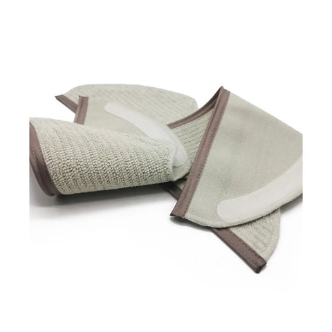 Spare Mop Cloths And Rags Kit For Vacuum Cleaners With Quick Snap On Bracket showing microfiber material and detachable design