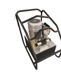 No Nonsense Badass Hydraulic Torque Wrench With 1 Inch Square Drive and complete socket selection in rugged frame.