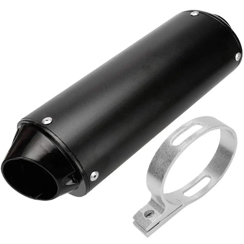 Rugged 1.1 Inch ATV Exhaust Muffler Silencer Pipe And Clamp Gasket For 50cc To 125cc Chinese ATVs And Quad Bikes Fits Coolster TaoTao Apollo Kazuma