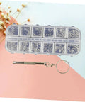 Eyeglass Repair Kit With 720 Pieces Screwdriver Set For Glasses Frames And Sunglasses, Tiny Screws And Nose Pads Included, Storage Case