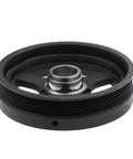 Engine Harmonic Balancer Crankshaft Pulley For Chevrolet Colorado GMC Canyon 2004–2012 And Isuzu I-280 I-290 2006–2008 6-Groove DOHC L4 2.8L 2.9L Replacement 12582403 Direct Replacement Fit, front view of the pulley.