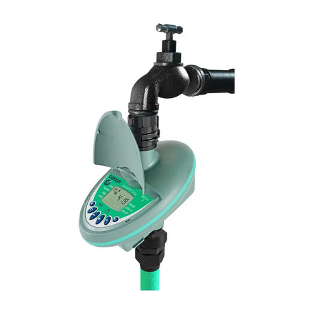 Easy To Use No Fuss Hose End Irrigation Timer With Large LCD Digital Display For Balconies, Patios, Gardens Or Lawns, 9001D Model