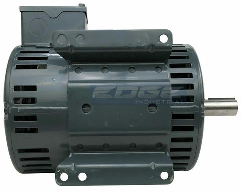 Heavy Duty Compressor Electric Motor 5HP Single Phase 230V 184T Frame side view showing robust construction for reliable performance.
