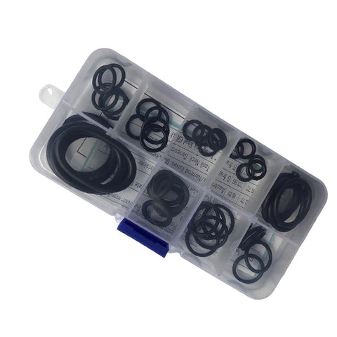 50 Pcs Black Silicone Gasket Replacement Set For Diving Hoses And Tanks Valves Regulators Seal Rings In 10 Size For Scuba Gear