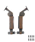 Top Tier Self Balancing Lid Support Hinges Smooth Anti Slam Spring Loaders Dark Bronze Cabinet Box Stays with screws