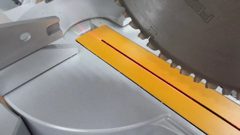 Top Shelf Zero Clearance Tape For Nail The Cut Precision And Crispy Clean Edges On Miter Or Table Saws With Heavy Duty PVC Build on a saw.