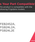 Compatibility list for Oven Rack Replacement For Electric Ranges And Stoves Model 318345216.