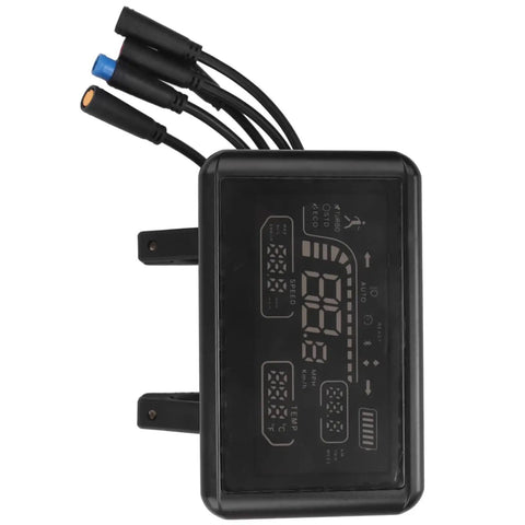 Upgraded Electric Scooter Dashboard Display Panel With Slick Speed Gear And Power Modes Indicators showing wire connections