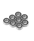 Beefed Up Steel Sealed Bearing Kit For TRX4M 1 By 18 RC Crawler, 22Pcs Black And Grey, Dustproof Precision Bearings