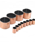 Ten Pack Of SF1 Self Lubricating Bushings 20Mm X 15Mm Oilless Sleeves Bring Rock Solid Durability And Slick Motion For Heavy Machinery Or Garage Builds Without Any Stress Today Now in copper material.