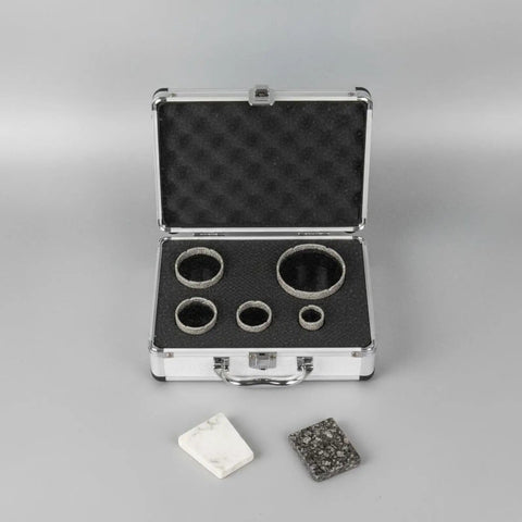 Top Tier Baoblaze Diamond Hole Cutter Kit With M14 Thread Saw Heads For Cutting Tile, Marble, Granite And Concrete Sinks, Plumbers Lines, Faucet Openings Smooth Holes Fast Professional Grade Tool Set in case