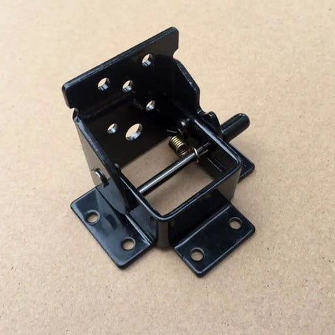 90 Degree Self Locking Folding Hinge for Tables Chairs Benches Beds and Coffee Tables Black Heavy Duty Leaf Hardware