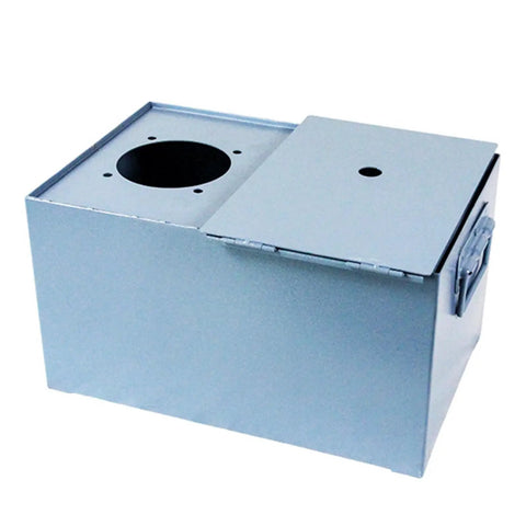 Powerful 90W Submersible Coolant Pump Kit For Lathe And Milling Machines with steel housing and access top lid for easy filling.