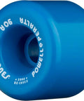 60Mm 90A Blue Rat Bones Skateboard Wheels For Street Shredding And Park Sessions With Smooth Glide And Durable Rat Bone Shape Designed For Tricks And Daily Cruising, showing side view of one wheel.