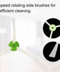 All In One Replacement Parts Kit For Popular Robot Vacuum Models Like i7 i7 Plus i3 i3 Plus i4 i4 Plus i6 i6 Plus i8 i8 Plus J7 J7 Plus E5 E6 E7 With Triple Filtration Tech And Easy DIY Install For Peak Suction And Smooth Cleaning high-speed rotating side brushes detail