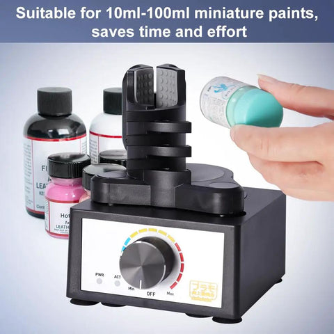 Vortex Mixer For DIY Projects And Lab Use Hands Free Paint Shaker 300 To 2400 RPM Three Speed Stages Fits 10 To 100 Milliliters