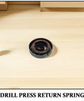Universal Drill Press Return Spring Kit For Precise Drilling, Steel Quill Spring With Reliable Tension And Shock Absorption, Replacement Coil For Bench Drills And Industrial Drill Presses, DIYers And Pros, coiled steel spring in round housing