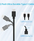 Hefty 48W Cigarette Lighter Car Charger Hooked Up To A Zippy 20W Wall Adapter Feeding Dual PD 3.0 Fast Charge Ports Plus Two Three Point Three Foot Type C Cables For Dead Simple Everyday Travel Power.