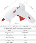 20W Dual Temperature Hot Glue Gun Kit With AntiDrip Long Fine Tip And 25 Glue Sticks For Precision Pro Grade DIY Crafts