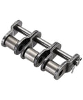 Premium Manganese Steel ISO 16B-3 Roller Chain Offset Half Link For Heavy Duty Machinery And Conveyor Systems With 25.4mm Pitch.