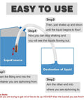 No Hassle Six Foot Fuel Siphon Hose With One Half Inch Brass Shaker Valve And Clear High Grade Pvc Tubing crafted for easy use instructions.