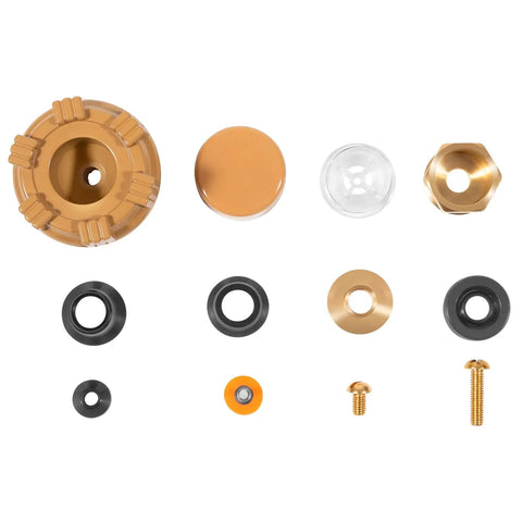 RK-17MH Outside Faucet Repair Kit With Metal Handle Replacement Parts For Woodford Model 17. Assorted components displayed.