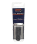 Quick Fix Drain Snake Repair Connector For Flexicore Ends On Site Auger Patch Kit Female Five Eighth Inch Heavy Duty plumbing connector in packaging.