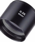 0.3x Barlow Lens For ZM Series Stereo Microscope Heads 48mm Mounting Diameter Boosts Your Viewing Range And Working Distance With Easy Mounting And Clear Optics For Precise Observations, black lens