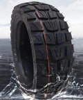 Tubeless 90 By 55 By 6 Tire For Electric Scooters And Skateboards, Puncture-Proof Off-Road Rubber in water splash view